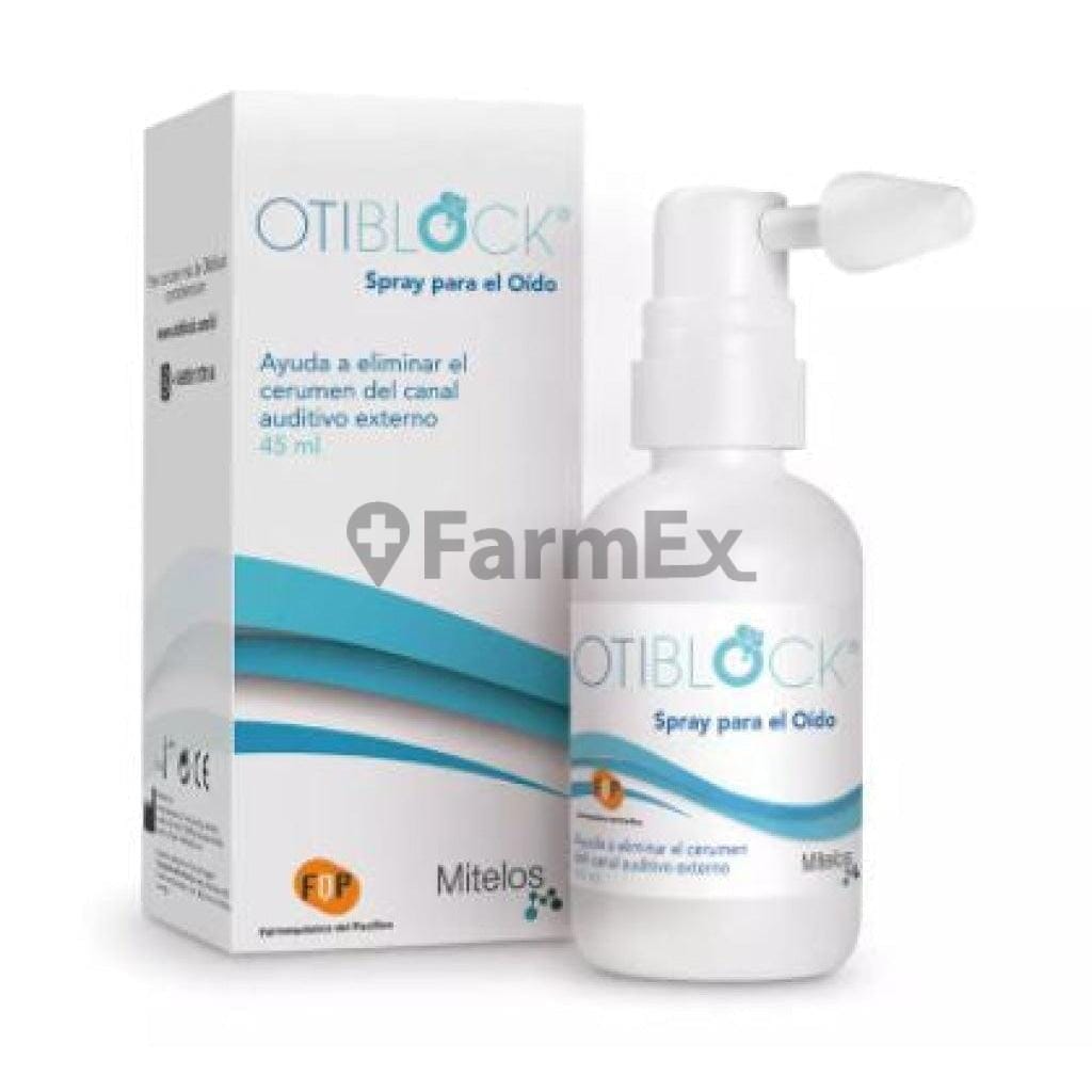 Otiblock Spray Oído x 45 mL Farmex-Fonasa-Persistente